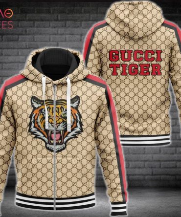 Gucci Tiger Luxury 3D Hoodie Pod Design
