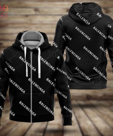 Gucci Mix Balenciaga Pattern Luxury Hoodie Limited Edition