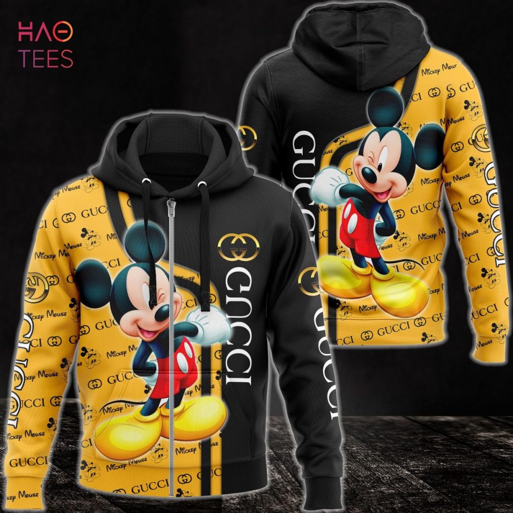 Gucci Diney Mickey Luxury 3D Hoodie Pod Design