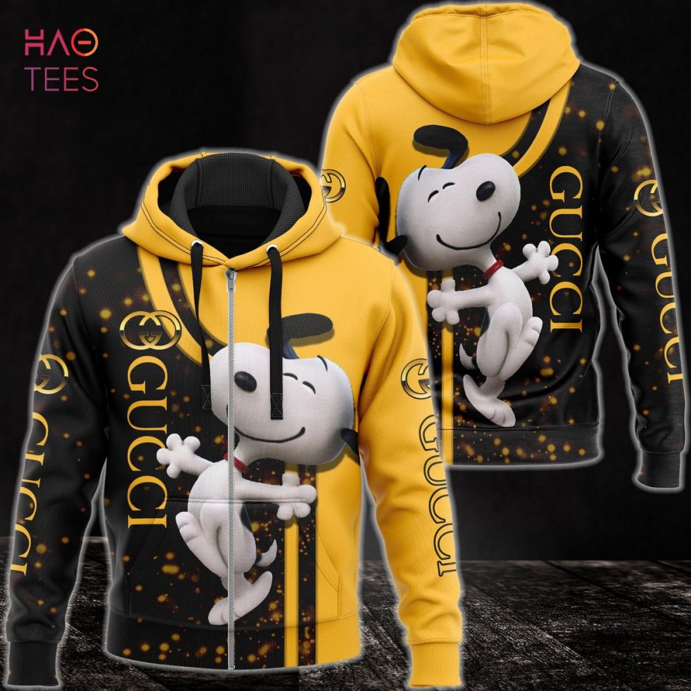 Gucci Snoopy Luxury 3D Hoodie Pod Design