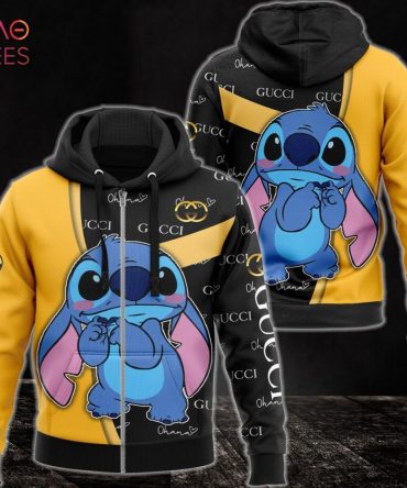 Gucci Black Mix Gold Luxury 3D Hoodie Limited Edition