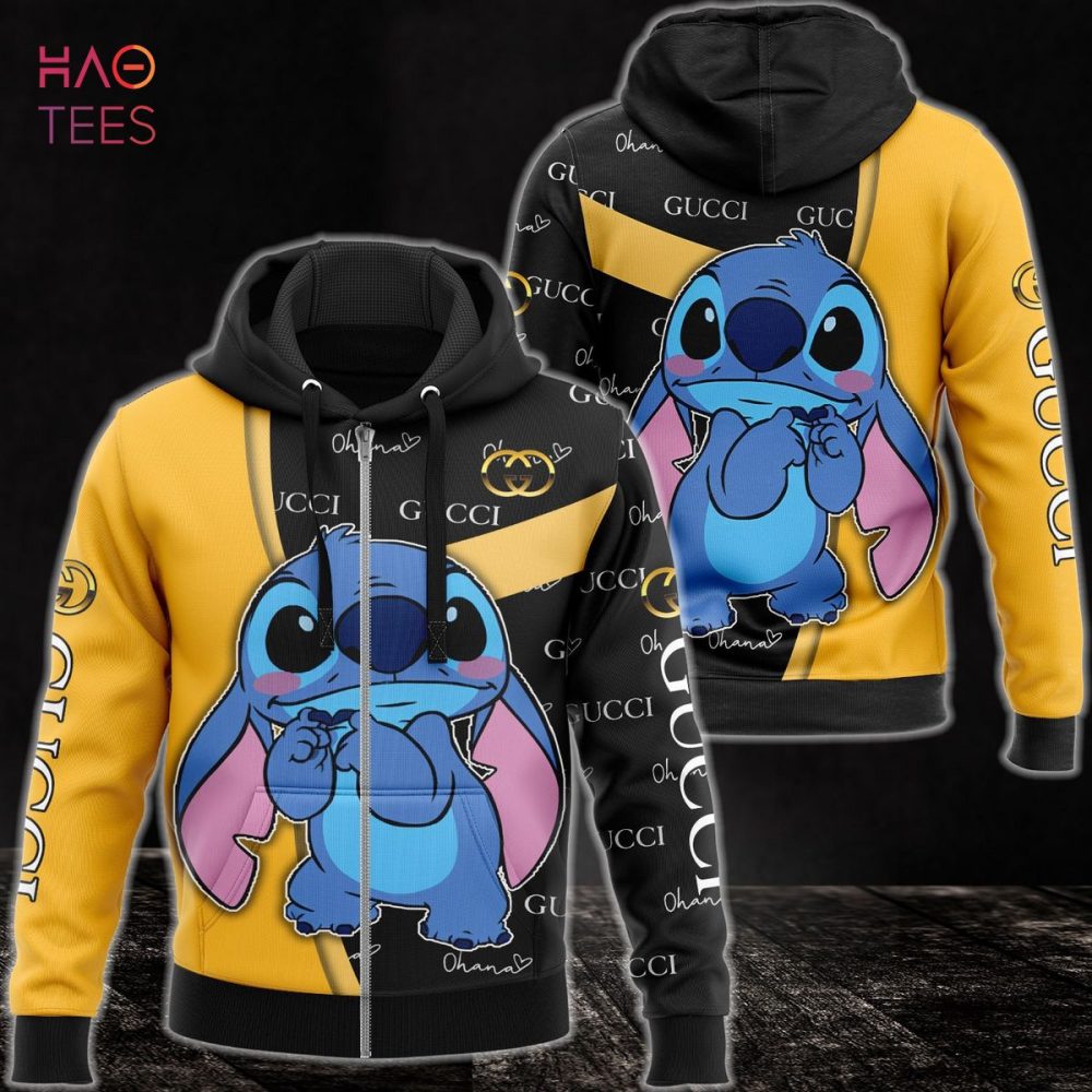 Gucci Black Mix Gold Luxury 3D Hoodie Limited Edition
