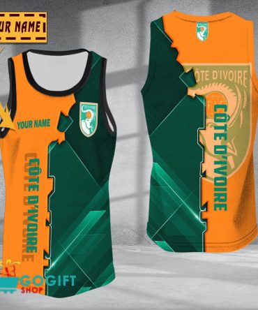 Cote D'Ivoire National Soccer Team Sleveless Jersey Tank Top