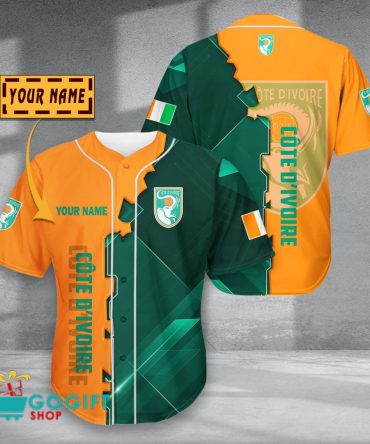 Cote D'Ivoire National Soccer Team Baseball Jersey