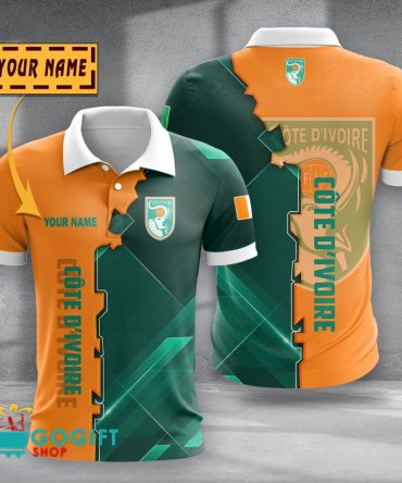 Cote D'Ivoire National Soccer Team Polo Shirt