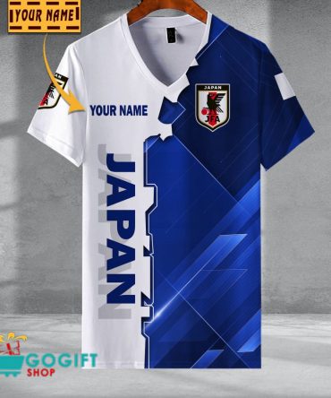 Japan National Soccer Team V-Neck Shirt