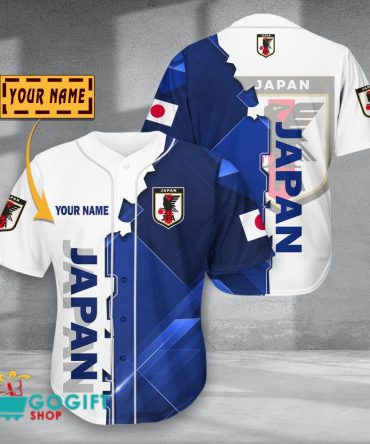 Japan National Soccer Baseball Jersey