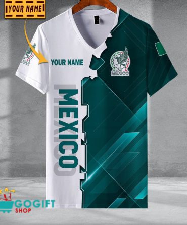 Mexico National Soccer Team V-Neck Shirt Jersey