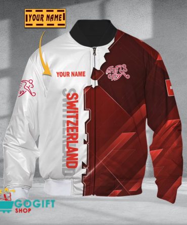 Switzerland National Soccer Team Bomber Jacket