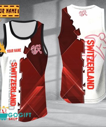 Switzerland National Soccer Team Sleveless Jersey Tank Top