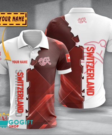 Switzerland National Soccer Team Polo Shirt