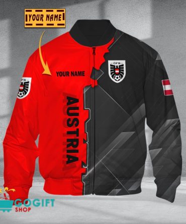 Austria National Soccer Team Bomber Jacket