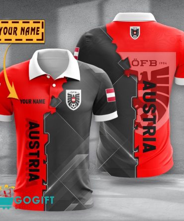 Austria National Soccer Team Polo Shirt