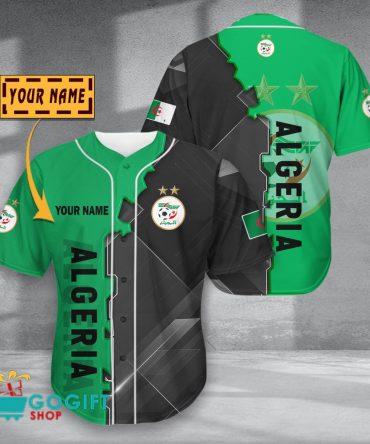 Algeria National Soccer Team Baseball Jersey
