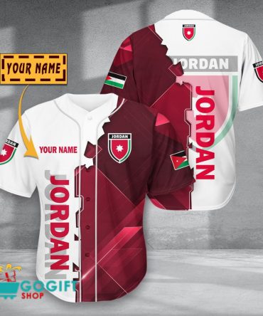 Jordan National Soccer Team Baseball Jersey