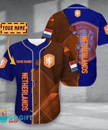 Netherlands National Soccer Team Baseball Jersey
