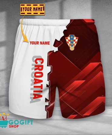 Croatia National Soccer Team Men Short