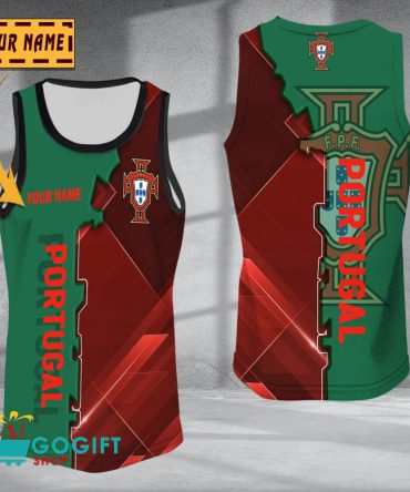 Portugal National Soccer Team Sleveless Jersey Tank Top