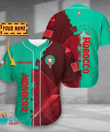 Morocco National Soccer Team Baseball Jersey