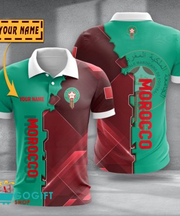 Morocco National Soccer Team Polo Shirt