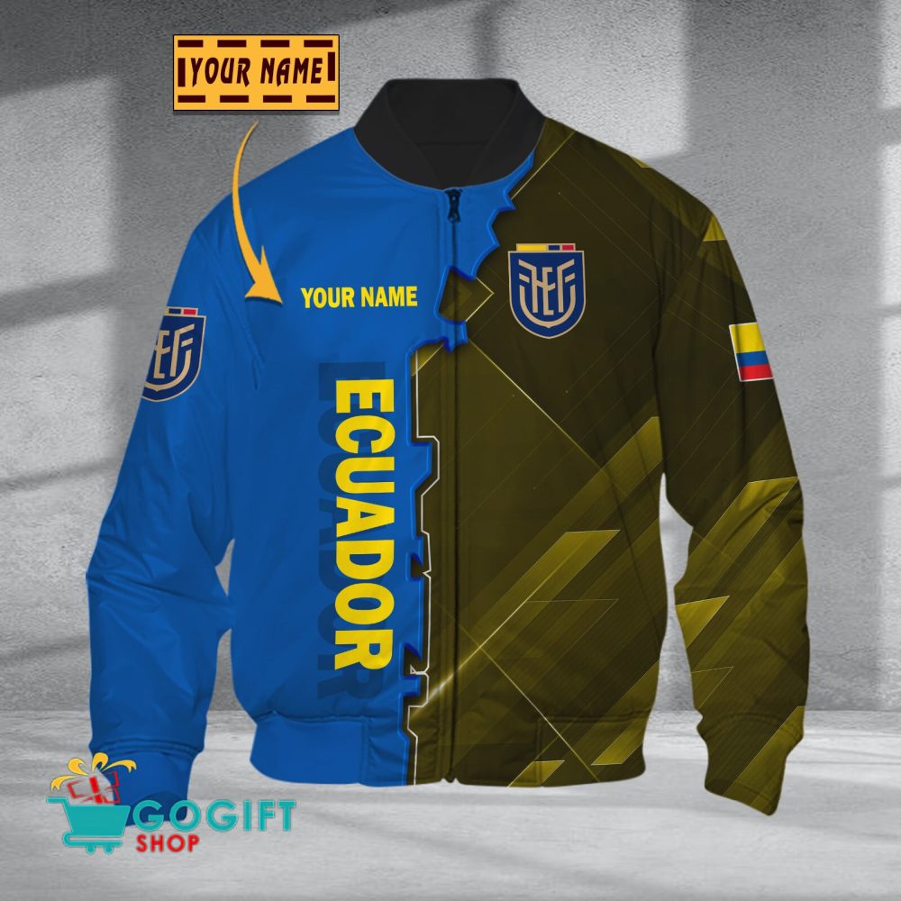 Ecuador National Soccer Team Bomber Jacket