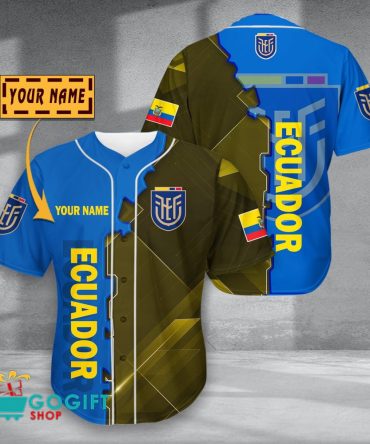 Ecuador National Soccer Team Baseball Jersey