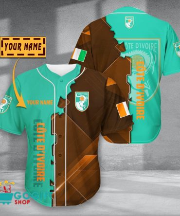 Cote D'Ivoire National Soccer Team Baseball Jersey