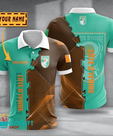 Cote D'Ivoire National Soccer Team Polo Shirt