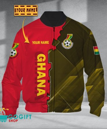 Ghana National Soccer Team Bomber Jacket