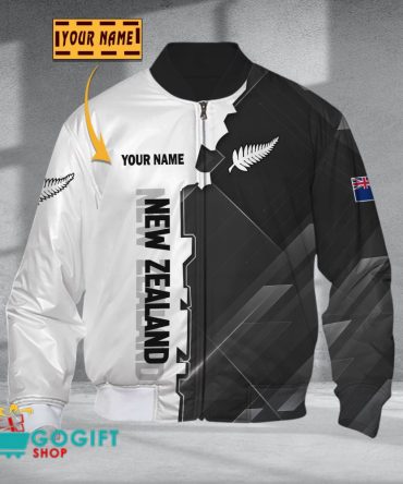 New Zealand National Soccer Team Bomber Jacket