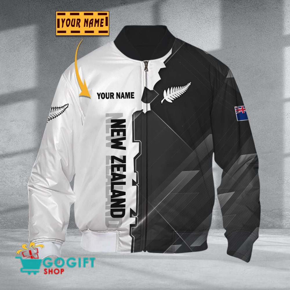 New Zealand National Soccer Team Bomber Jacket