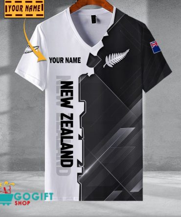 New Zealand National Soccer Team V-Neck Shirt Jersey
