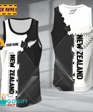 New Zealand National Soccer Team Sleveless Jersey Tank Top
