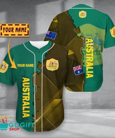 Australia National Soccer Team Baseball Jersey
