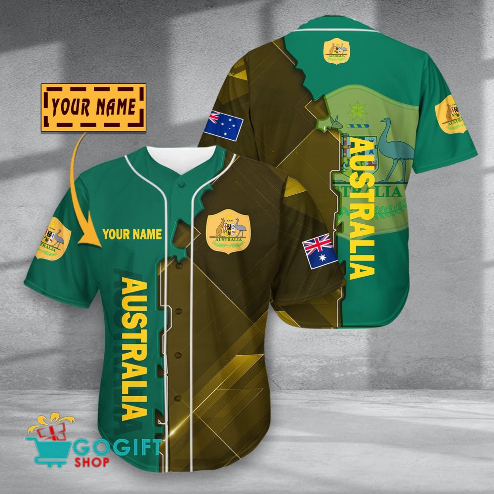 Australia National Soccer Team Baseball Jersey