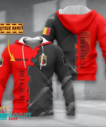 Belgium National Soccer Team Shirt Hoodie