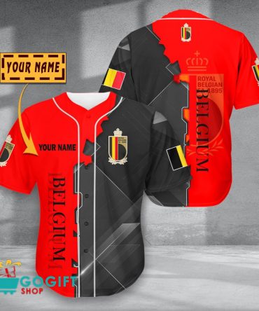 Belgium National Soccer Team Baseball Jersey