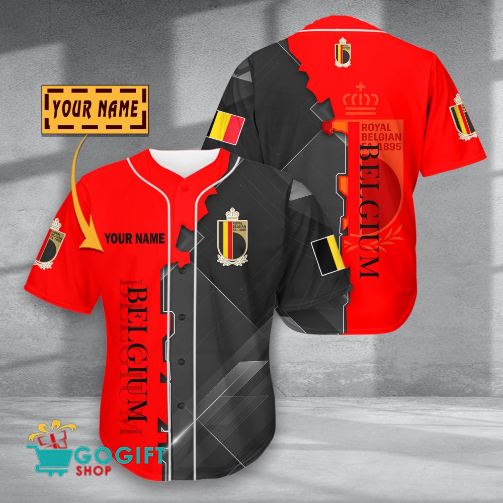 Belgium National Soccer Team Baseball Jersey