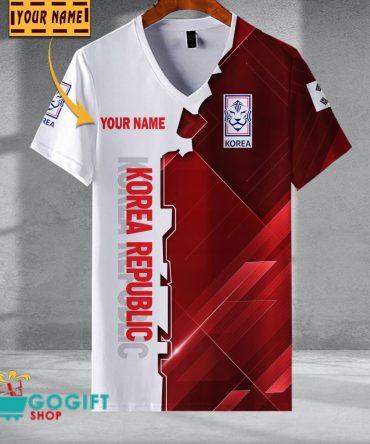 Korea Republic National Soccer Team V-Neck Shirt Jersey