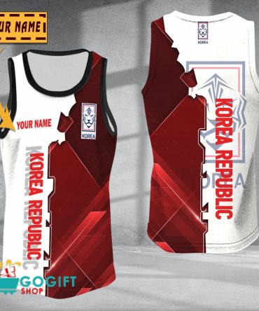 Korea Republic National Soccer Team Sleveless Jersey Tank Top