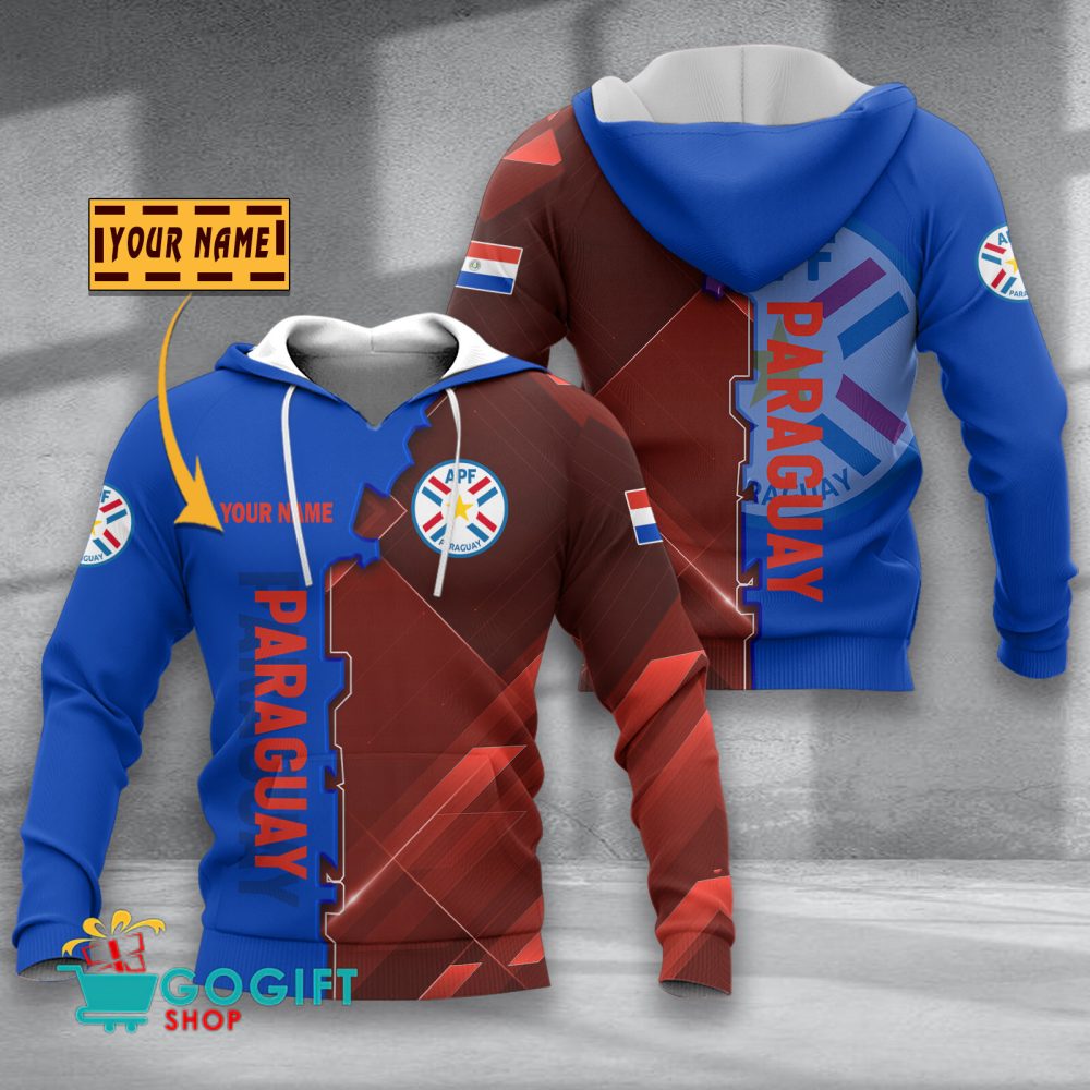 Paraguay National Soccer Team Shirt Hoodie