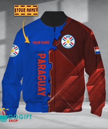 Paraguay National Soccer Team Bomber Jacket