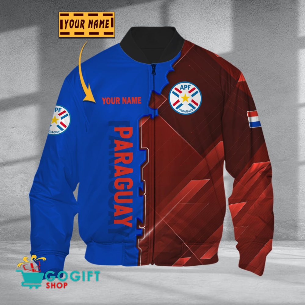 Paraguay National Soccer Team Bomber Jacket