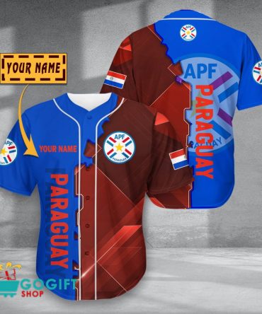 Paraguay National Soccer Team Baseball Jersey