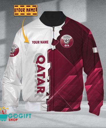 Qatar National Soccer Team Bomber Jacket