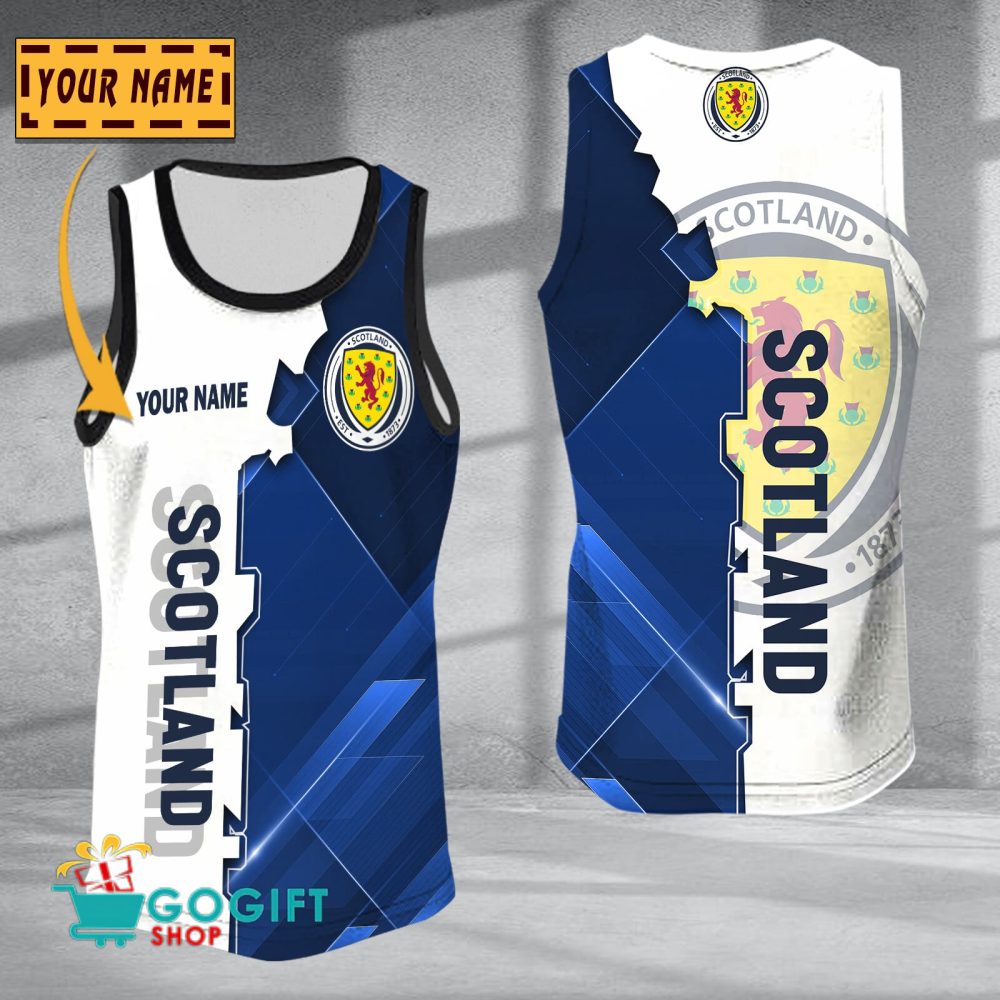 Scotland National Soccer Team Sleveless Jersey Tank Top