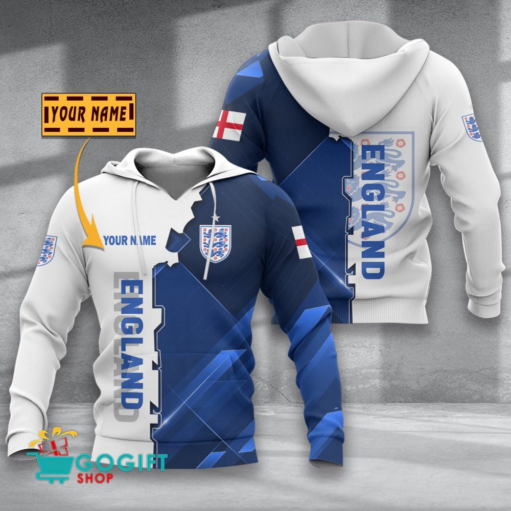 England National Soccer Team Shirt Hoodie