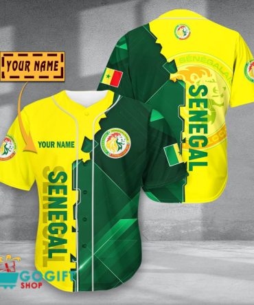 Senegal National Soccer Team Baseball Jersey