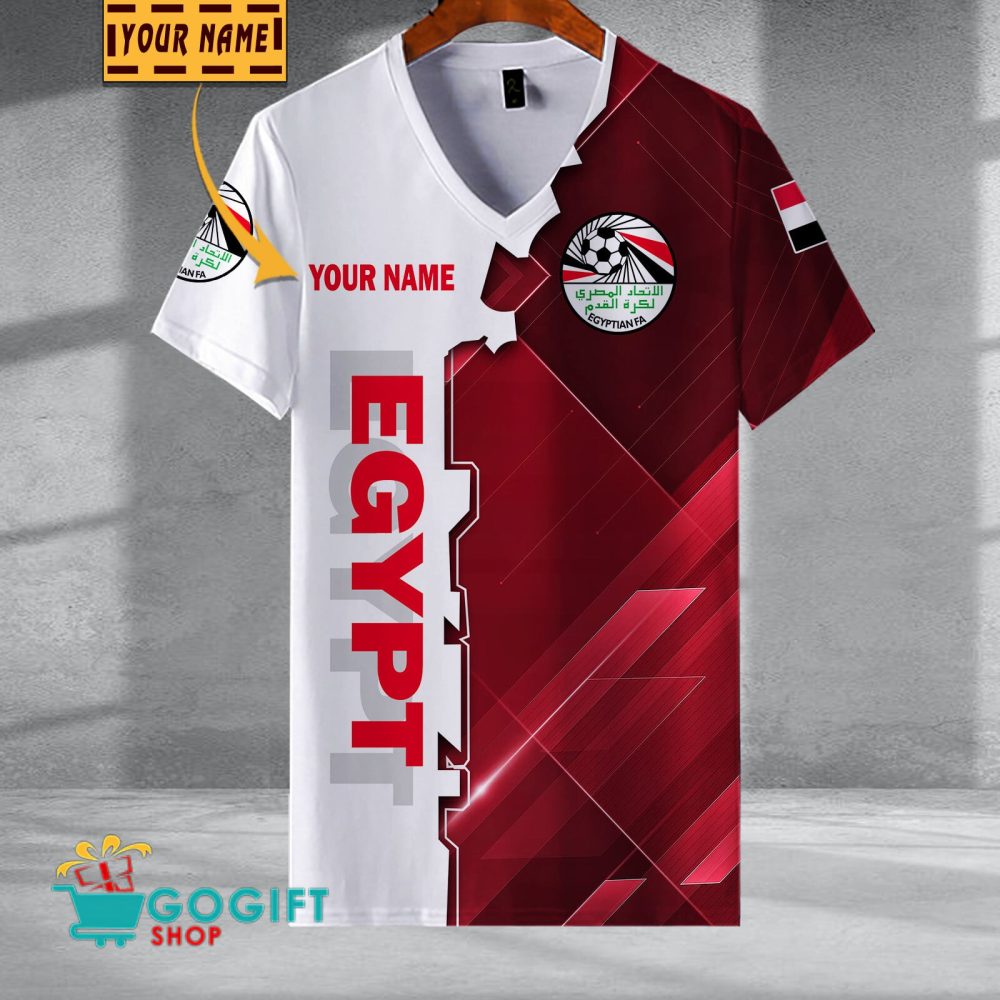 Egypt National Soccer Team V-Neck Shirt Jersey