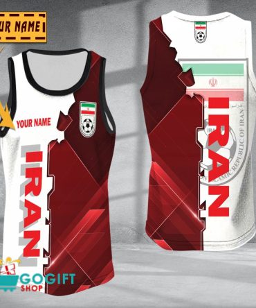 Ir Iran National Soccer Team Sleveless Jersey Tank Top